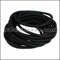 2.5mm Round PVC cord BLACK - 2m COIL