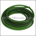 3mm Round PVC cord GREEN - 2m COIL