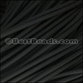 3mm SOLID Round PVC cord BLACK - 2m COIL