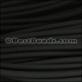 4mm SOLID Round PVC cord BLACK - 2m COIL