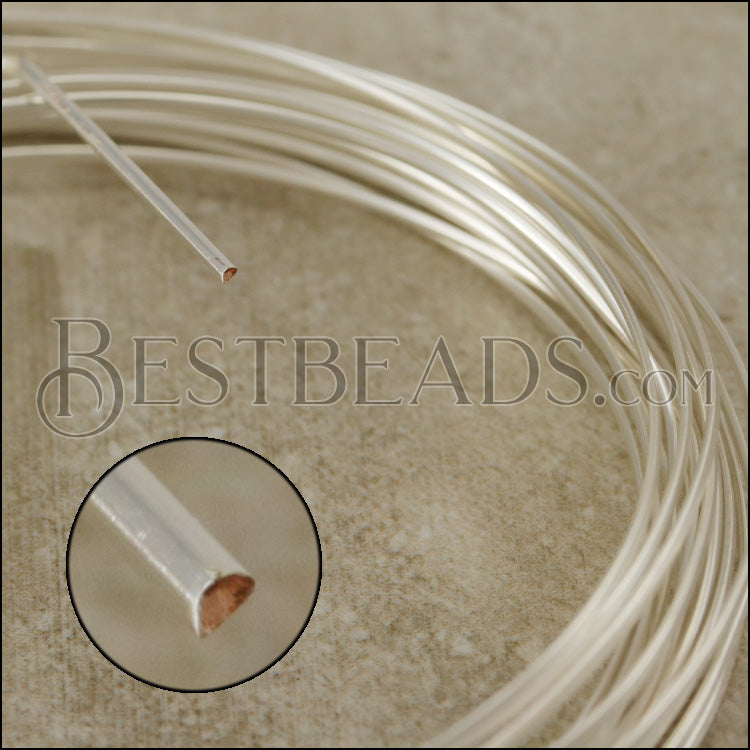 Parawire Half - Round 18g Wire SILVER