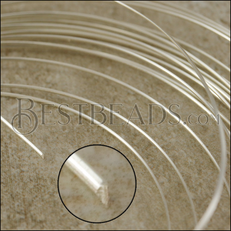 Parawire Half - Round 21g Wire SILVER