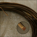 Parawire Square 21g Wire VINTAGE BRONZE