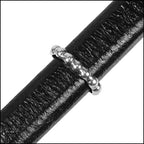 Regaliz® DOT RING spacer ANT SILVER - 10 pcs