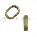 Regaliz® CRIMP spacer ANT BRASS - 10 pcs