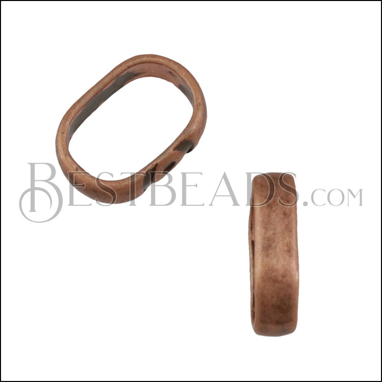 Regaliz® CRIMP spacer ANT COPPER - 10 pcs