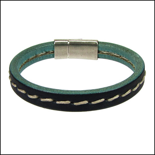 Regaliz® 4.5mm STITCHED leather MUSTARD - meter
