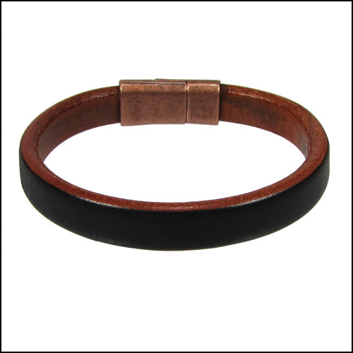 Regaliz® 4.5mm TWO TONE leather WHITE - meter
