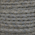 5mm Round Suede Indian Braided Leather CADET BLUE - 10m SPOOL