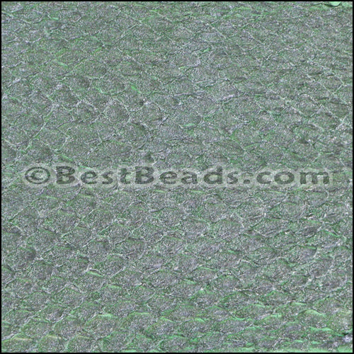 SALMON leather skin GREEN - 1 hide