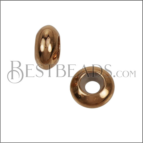 2 - 2.5mm Small Bead Stopper - ROSE GOLD - 10 pcs