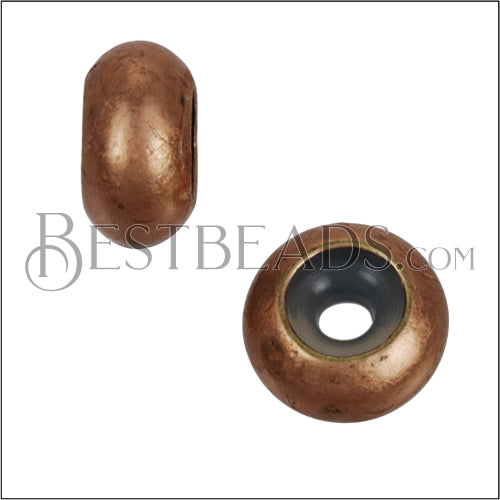 2 - 2.5mm Medium Bead Stopper - ANT COPPER - 10 pcs