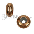 2 - 2.5mm Medium Bead Stopper - ROSE GOLD - 10 pcs
