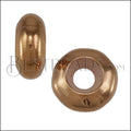 3 - 3.5mm Large Bead Stopper - ROSE GOLD - 10 pcs