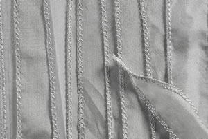 SILKY Ribbon - Bundle of 10 Strands Color: 101-GREY