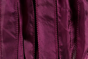 SILKY Ribbon - Bundle of 10 Strands Color: 11-EGGPLANT