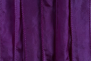 SILKY Ribbon - Bundle of 10 Strands Color: 12-PLUM