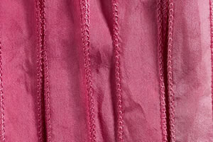 SILKY Ribbon - Bundle of 10 Strands Color: 16-OLD ROSE