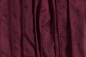 SILKY Ribbon - Bundle of 10 Strands Color: 17-WINE