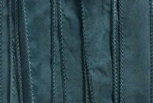 SILKY Ribbon - Bundle of 10 Strands Color: 205-GREY GREEN
