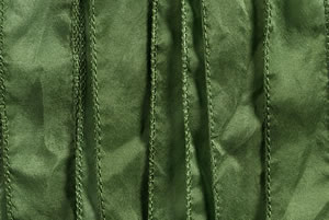 SILKY Ribbon - Bundle of 10 Strands Color: 59-ARMY GREEN