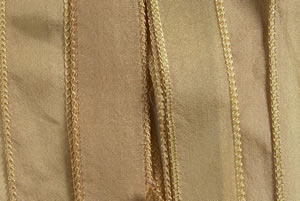 SILKY Ribbon - Bundle of 10 Strands Color: 65-BEIGE