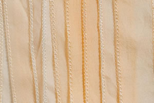 SILKY Ribbon - Bundle of 10 Strands Color: 72-PALE ORANGE