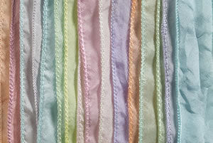 SILKY Ribbon Mix - Bundle of 25 Mixed Strands Color: PASTEL