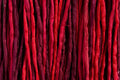 SILK String Mix - Bundle of 50 Mixed Strands Color: RED