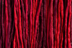 SILK String Mix - Bundle of 50 Mixed Strands Color: RED