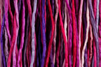 SILK String Mix - Bundle of 50 Mixed Strands Color: PINK PURPLE