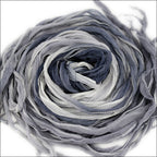 Hand-Dyed FAIRY RIBBON - AMETHYST GREY - bundle of 10