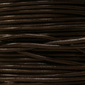 Ltd Edition LEATHER 4mm Round - Deepest Brown - 1 meter