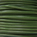 Ltd Edition LEATHER 4.5mm Round - Green - 1 meter