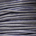 Ltd Edition LEATHER 4mm Round - Met Lilac - 1 meter