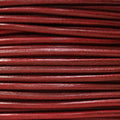 Ltd Edition LEATHER 4mm Round - Red - 1 meter