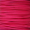 Ltd Edition LEATHER 3mm Round - Neon Pink - 1 meter