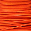 Ltd Edition LEATHER 2mm Round - Neon Orange - 1 meter