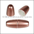 3mm round ACRYLIC magnet COPPER - 10 clasps