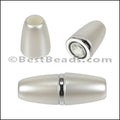 5mm round ACRYLIC magnet S.L. PEARL - 10 clasps