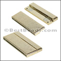 50mm flat ACRYLIC magnet GOLD - 5 clasps