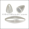 1mm round ACRYLIC magnet PEARL - 10 clasps