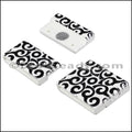 25mm flat ACRYLIC PATTERN magnet STYLE 1 - 10 clasps