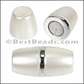 10mm round ACRYLIC magnet S.L. PEARL - 5 clasps