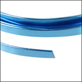 Flat aluminum wire 5mm BLUE - 2m COIL
