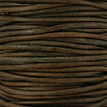 3mm round Indian leather - dark green - 25m SPOOL