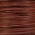 3mm round Euro leather WHISKEY - 25m SPOOL