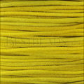 3mm round SUEDE Euro leather YELLOW - meter