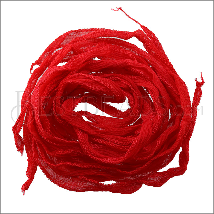 FAIRY ribbon - Bundle of 10 Strands Color: 3-RED