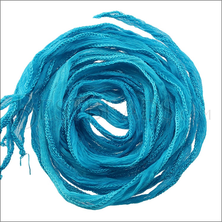 FAIRY ribbon - Bundle of 10 Strands Color: 45-DARK TURQ